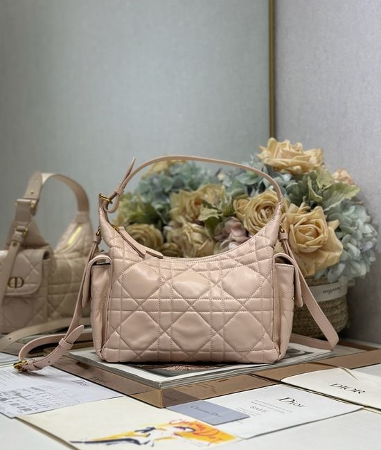 Christian Dior CD D-Dream Medium Pink Lambskin Handbag 6323