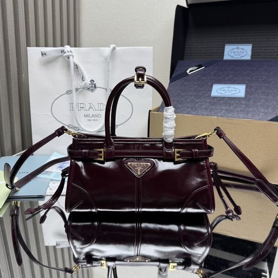 Prada Leather Mini Satchel Bag 1BA486