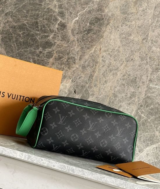 Louis Vuitton LV Monogram Eclipse Dopp Kit Toiletry Bag M26433