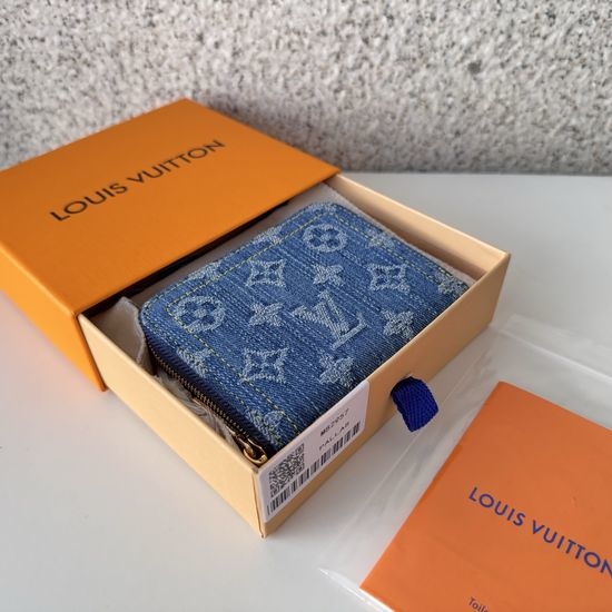 Louis Vuitton LV Zippy Denim Coin Purse M82957