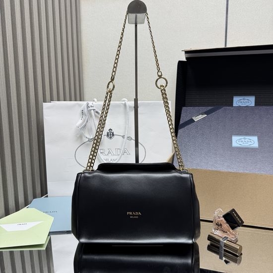 Prada Tumulte Nappa Leather Shoulder Bag 1BD395