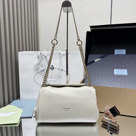 Prada Tumulte Leather Shoulder Bag 1BD395