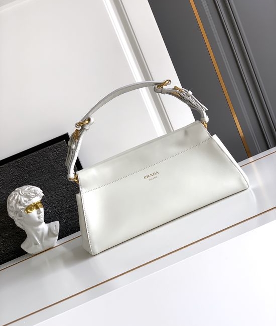 Prada Enchane Textured Leather Handbag 1BC262