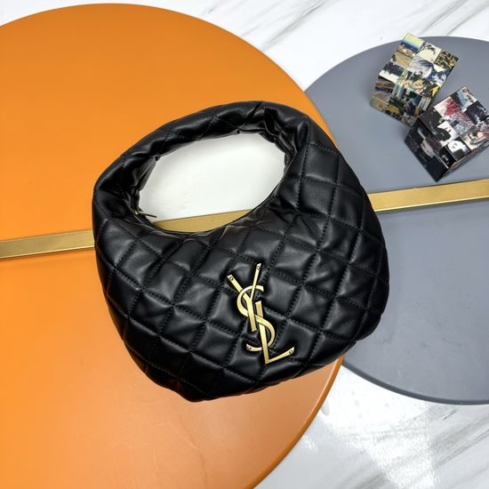 Yves Saint Laurent YSL Icare Baby Black Lambskin Bag 851689