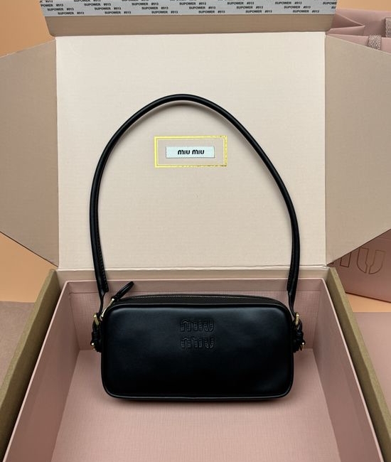 Miu Miu Calfskin Mini Handbag Detachable Strap 5NE024
