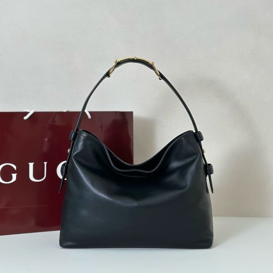 Gucci Black Leather Handbag 850926