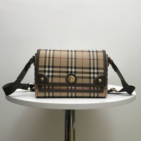 Burberry Monogram Stripe E-Canvas Crossbody Bag 80193661
