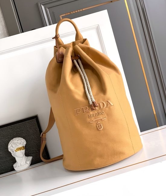 Prada Drawstring Travel Bag With Adjustable Strap 2VY011