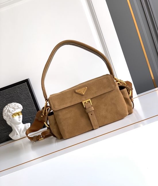 Prada Suede Messenger Bag 1BD394