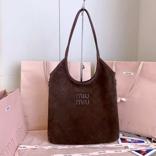 Miu Miu Isetan Limited Suede Tote Bag 5BG231