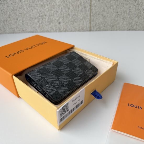 Louis Vuitton LV Pocket Organizer Damier Coated Canvas N00092