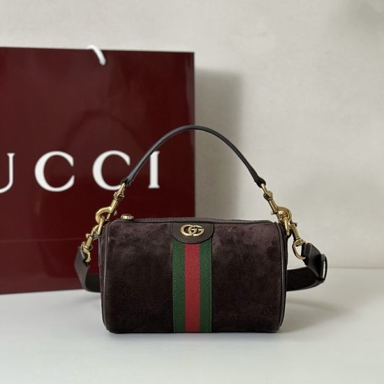 Gucci Coffee Velvet Top Quality Bag 846869