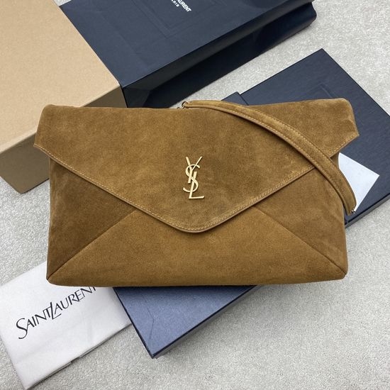 Yves Saint Laurent YSL Envelope Grain Leather Shoulder Bag 841702