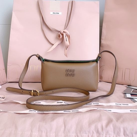 Miu Miu Leather Vintage Crossbody Bag 5BE097