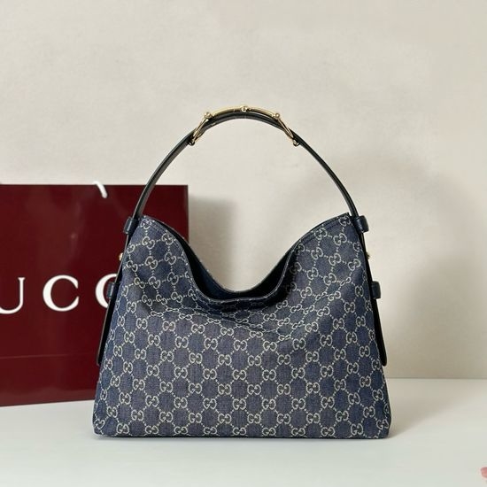 Gucci Blue Denim Large Bag 850926