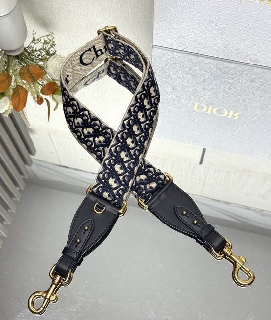 Christian Dior CD Blue D Adjustable Shoulder Strap 9930