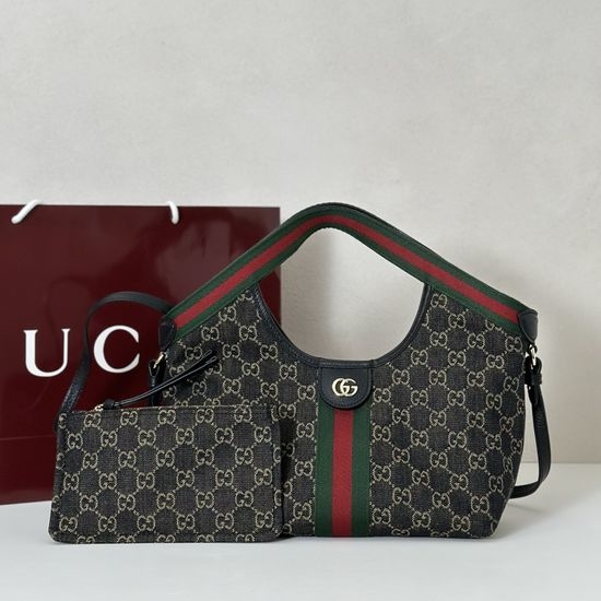 Gucci Black Denim Handbag 860845