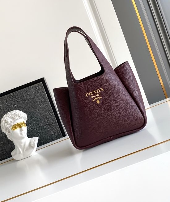 Prada Panier Mini Leather Tote Bag 1BA349