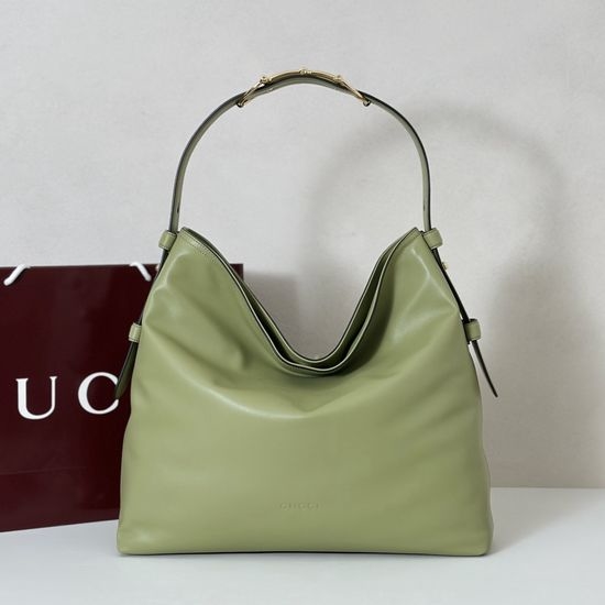 Gucci Large Bag Original Leather Light Green 850546