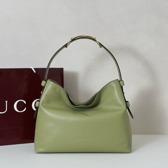 Gucci Large Bag Light Green Leather 850926