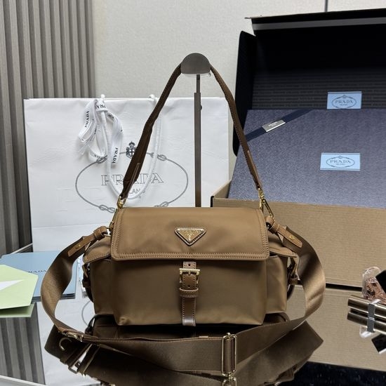 Prada Small Recycled Nylon Messenger Bag 1BD394