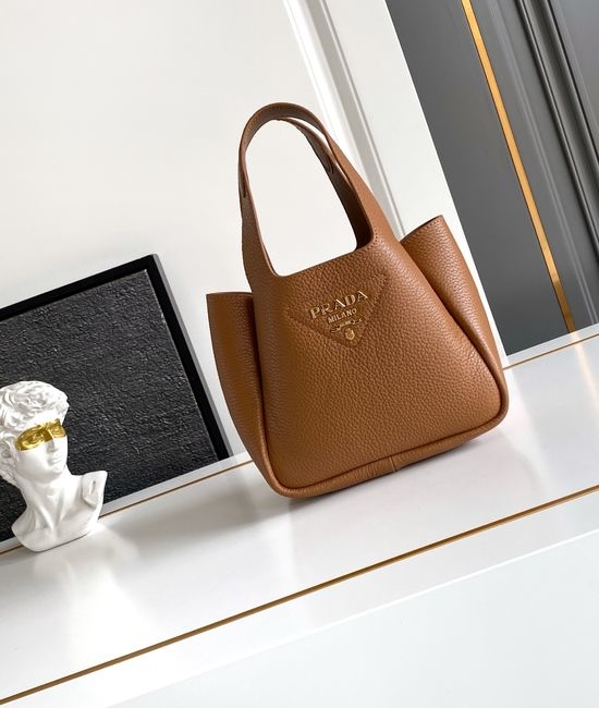 Prada Panier Mini Leather Tote Bag 1BA349