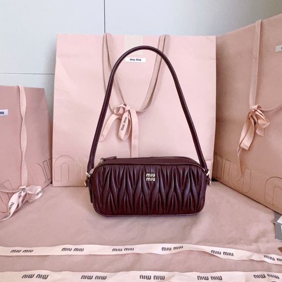 Miu Miu Matelasse Leather Mahjong Bag 5NE024