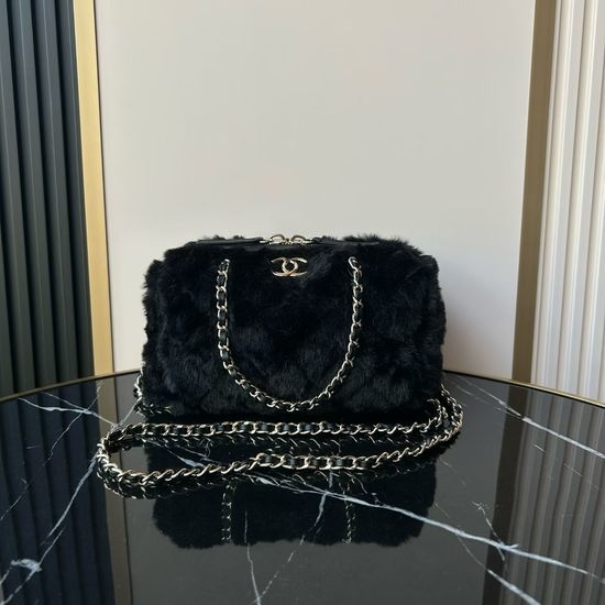 Chanel Mini Handle Bowling Quilted Flap Bag AP4574