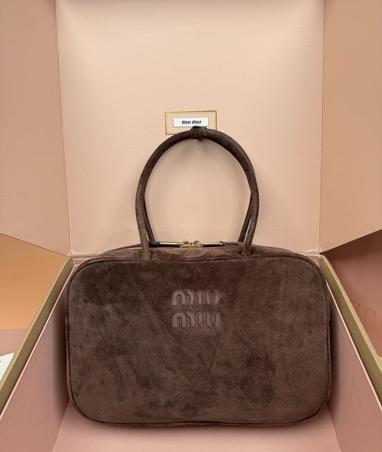 Miu Miu Beau Suede Cowhide Handbag _5BB117