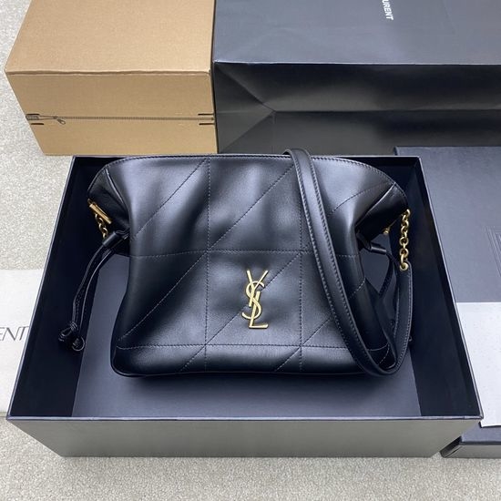 Yves Saint Laurent YSL Jamie Tote Bag Black Sheepskin 862712
