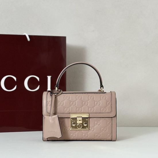 Gucci Original Leather Embossed Handbag 848884