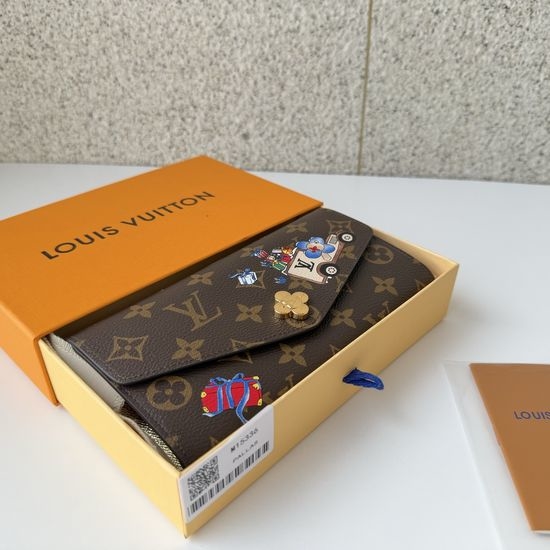 Louis Vuitton LV Portouille Sara Wallet M15336