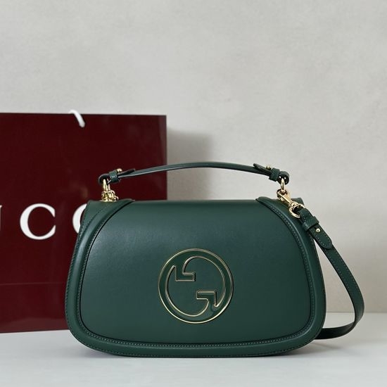 Gucci Casual Shoulder Bag Dark Green 815719