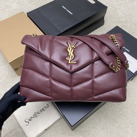 Yves Saint Laurent YSL Quilted Lambskin Shoulder Bag 577475