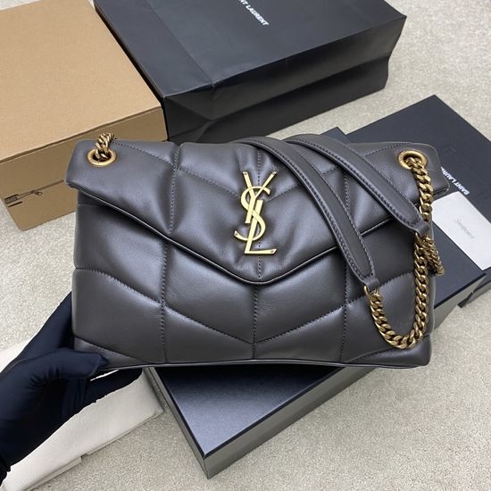 Yves Saint Laurent YSL LOULOU PUFFER Quilted Lambskin Medium Bag 577476