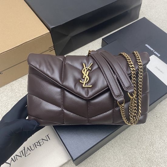 Yves Saint Laurent YSL LOULOU PUFFER Mini Quilted Lambskin Bag 759337