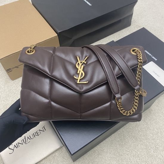 Yves Saint Laurent YSL Loulou Puffer Medium Quilted Lambskin Bag 577476