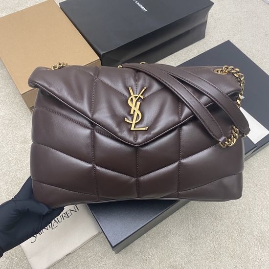 Yves Saint Laurent YSL Quilted Lambskin Shoulder Bag 577475