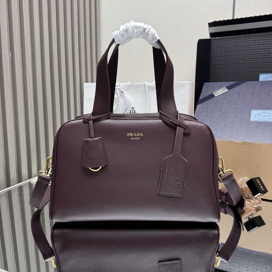 Prada Grain Leather Top Handle Bag 1BB148