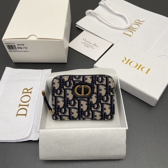 Christian Dior CD Montaigne Voysgeur Small Zipper Bag S2155