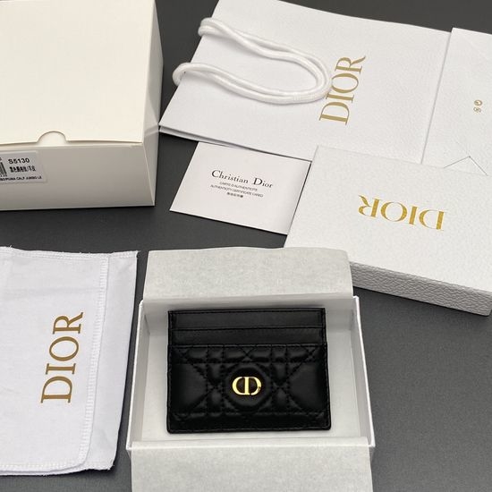 Christian Dior CD Caro Freesia Card Holder S5130