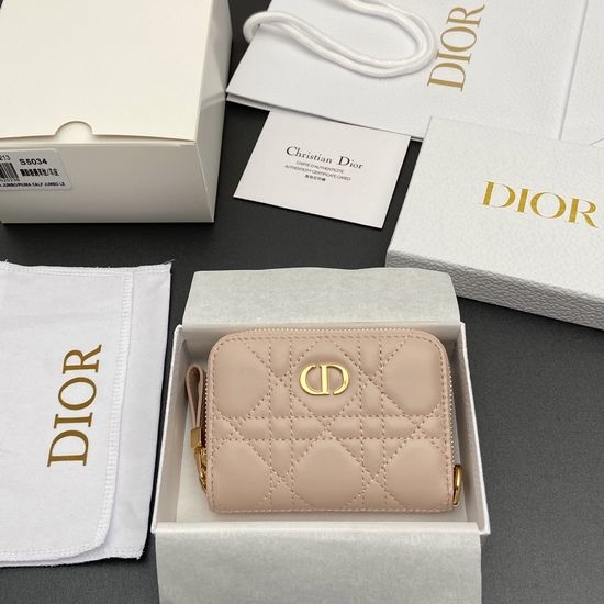 Christian Dior CD Jolie Glycine Small Zipper Bag S5034