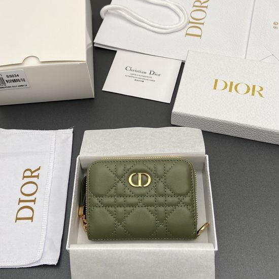 Christian Dior CD Jolie Glycine Small Zipper Bag S5034