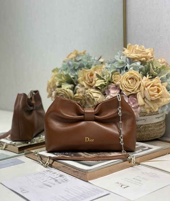 Christian Dior CD LAMBSKIN Chain Bag 0714
