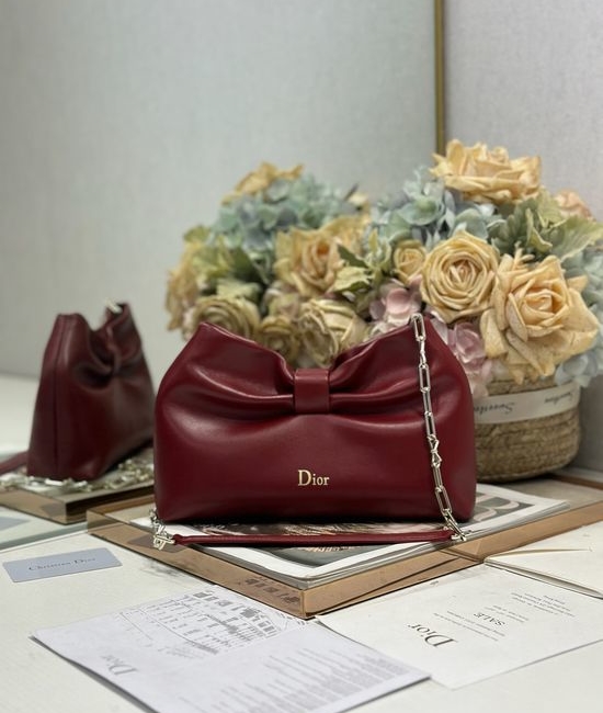 Christian Dior CD Lambskin Chain Shoulder Bag 0714