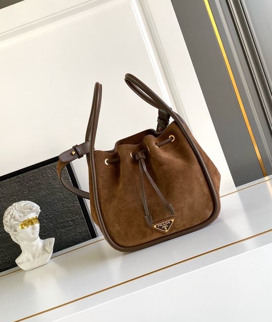 Prada Bucket Bag Versatile Handbag 1BE087