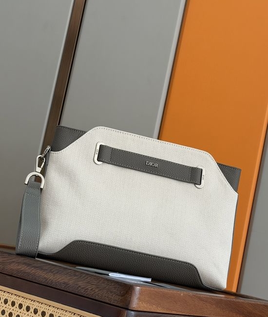 Christian Dior CD Normandie A5 Triangular Clutch 2LLCA93946