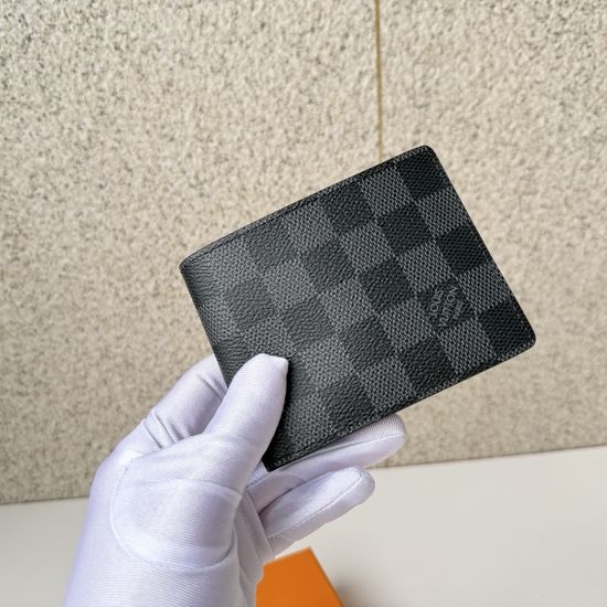 Louis Vuitton LV Slender Damier Graphite Short Wallet N40839