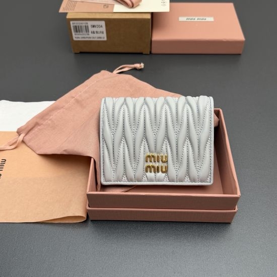 Miu Miu Matelasse Lambskin Small Wallet 5MV204
