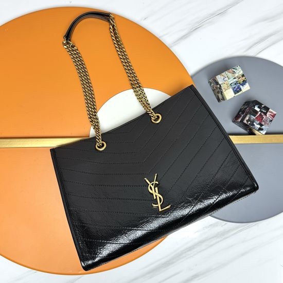 Yves Saint Laurent YSL Niki Vintage Leather Tote Bag 871151